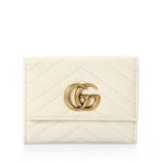 Gucci GG Marmont Matelassé Wallet White