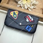 LV Special Edition Pochette Félicie Epi Leather Black