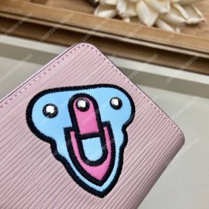 LV Special Edition Zippy Coin Purse Epi Leather Rose Ballerine - Image 7