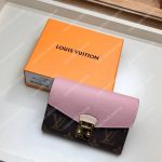 LV Pallas Compact Wallet Monogram Rose Ballerine