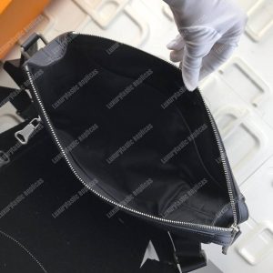 LV Discovery Messenger PM Damier Infini Leather Onyx - Image 5