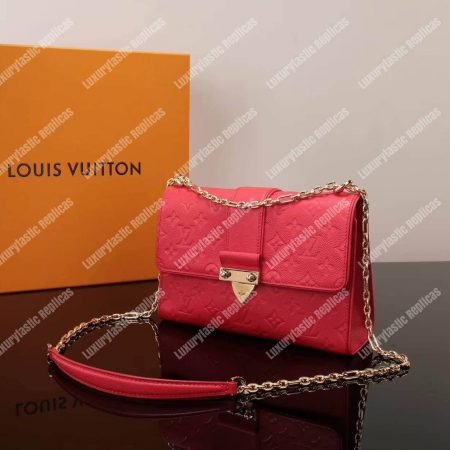 LV Saint Sulpice PM Monogram Empreinte Leather Cerise - Image 6
