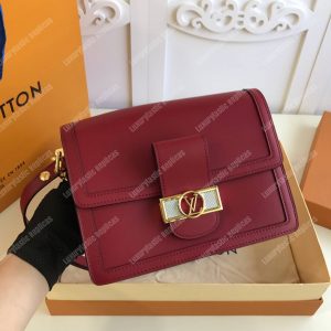 LV Dauphine MM Cherry Berry - Image 4