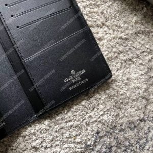 LV Brazza Wallet Monogram Shadow Black - Image 4