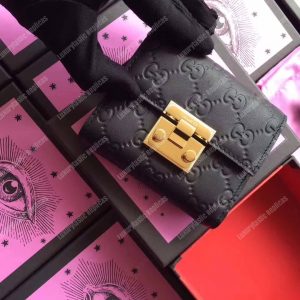 Gucci GG Padlock Wallet Black - Image 8