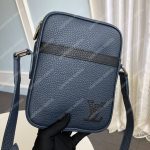 LV Danube Slim PM Navy Blue/Black