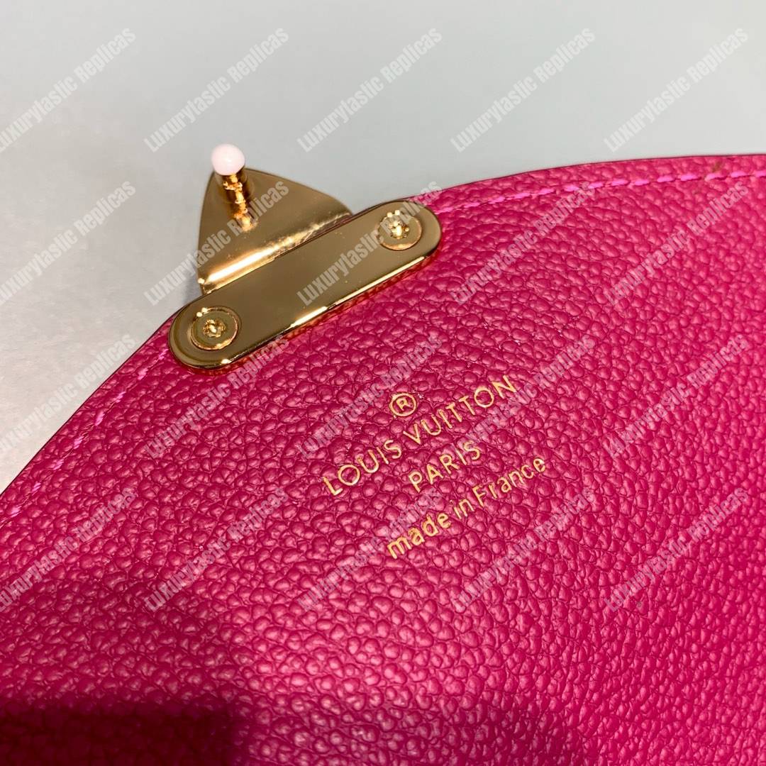 LV Pallas Wallet Monogram Canvas Fuchsia