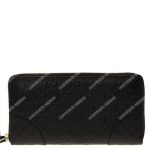 Gucci GG Bree Guccissima Zip Around Wallet Black