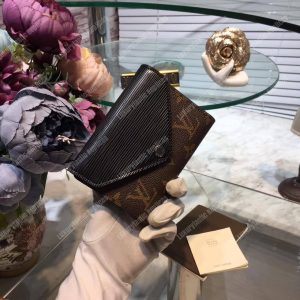 LV Marie Lou Compact Wallet Noir - Image 6