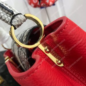LV Capucines BB Taurillon Python Rouge - Image 8