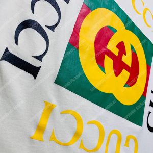 Gucci Cotton T-Shirt Vintage Gucci Logo White - Image 3