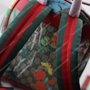 Gucci Tian GG Supreme Backpack Ebony/Beige - Image 6