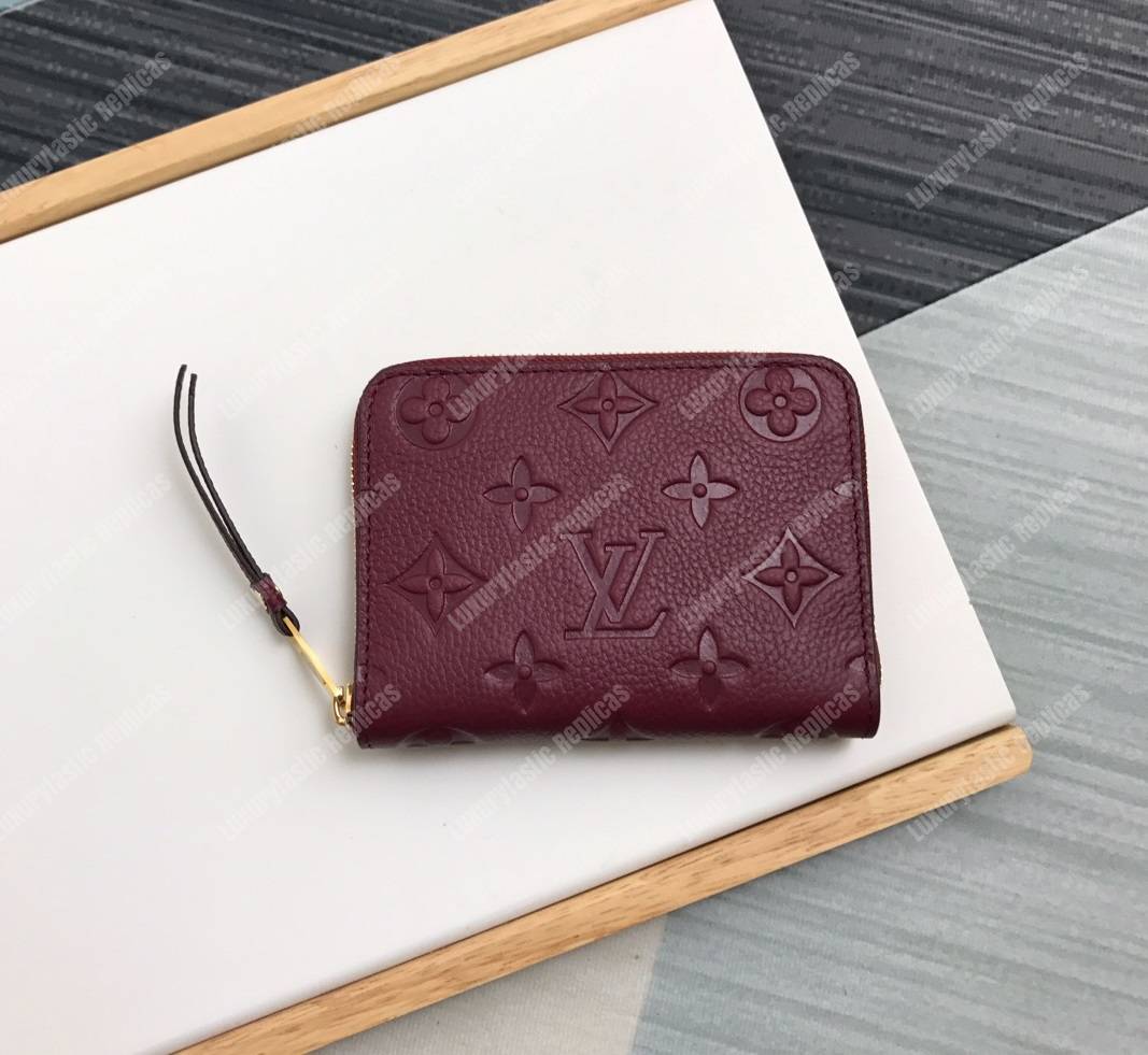 LV Zippy Coin Purse Monogram Empreinte Leather Aurore - LuxuryTastic  Replicas