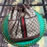 Gucci GG Supreme Rajah Medium Bucket Bag