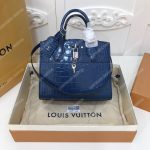 LV City Steamer PM Crocodilien Briliant Bleu Ocean