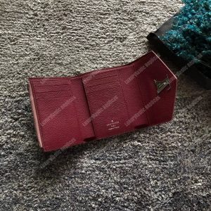 LV MyLockMe Compact Wallet Rose Boudoir Lie de Vin - Image 3