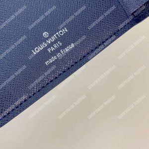 LV Multiple Wallet Epi Leather Marine Bleu Initials - Image 9