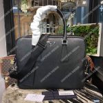 Prada Leather Briefcase Black
