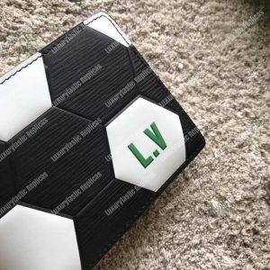 LV Slender Wallet Epi Leather Hexagon Black - Image 3