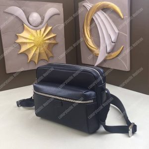 LV Outdoor Messenger PM Taiga Leather Noir - Image 3