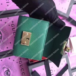 Gucci Padlock Wallet Emerald Green - Image 7