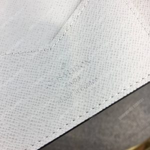 LV Passport Cover Taiga Monogram White - Image 8