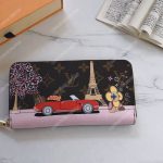 LV Zippy Wallet Eiffel Tower Print