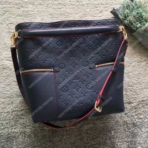 LV Melie Designer Monogram Leather Marine Rouge - Image 3