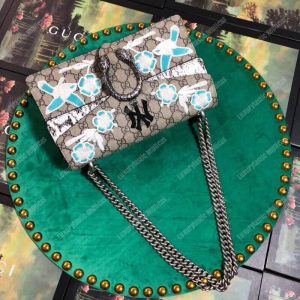 Gucci Dionysus Small Shoulder Bag With NY Yankees Patch - Image 3