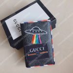 Gucci Courrier GG Supreme Passport Case Black