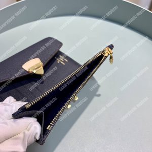 LV Pallas Compact Wallet Monogram Navy Blue - Image 6