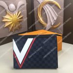 LV Pochette Voyage MM Damier Cobalt Canvas