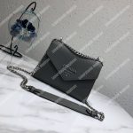 Prada Monochrome Saffiano Leather Bag Dark Grey