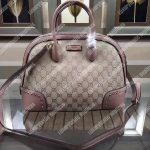 Gucci GG Canvas Top Handle Bag Magnolia