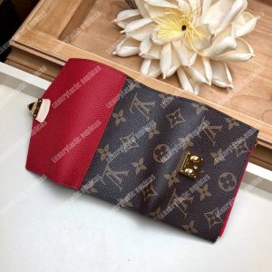 LV Pallas Compact Wallet Monogram Cerise Red - Image 4