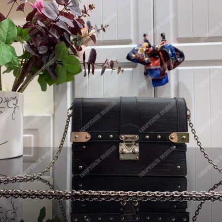 LV Trunk Chain Wallet Noir - Image 3