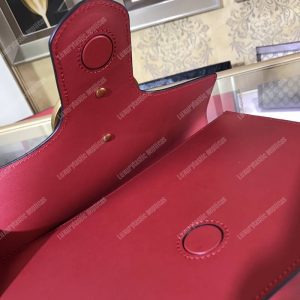 Gucci GG Marmont Stylish Striped Canvas Bag Red - Image 5