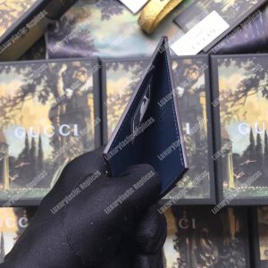 Gucci Card Case With NY Yankees Patch Royal Blue - Image 4