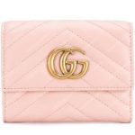 Gucci GG Marmont Matelassé Wallet Baby Pink