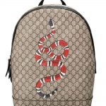 Gucci Kingsnake Print GG Supreme Backpack