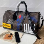 LV Keepall Bandouliere 45 Monogram Marron