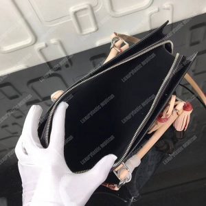 LV Monogram Vernis Neo Triangle Bag Black - Image 8