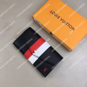 LV Sarah Wallet Epi Leather Noir - Image 5