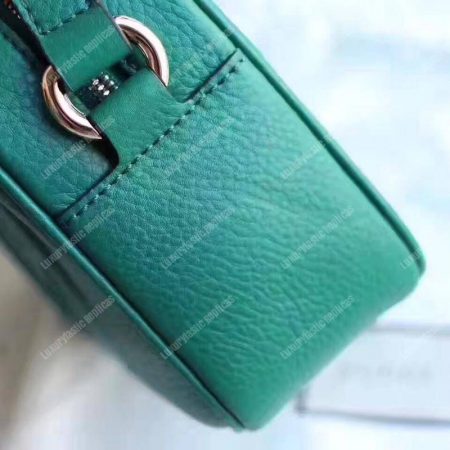 Gucci Soho Small Leather Disco Bag Light Blue - Image 3