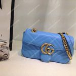 Gucci GG Marmont Matelassé Mini Bag Light Blue