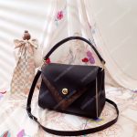 LV Double V Handbag Noir