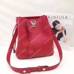 LV Lockme Bucket Cerise