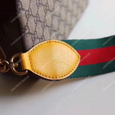 Gucci GG Supreme Messenger Bag Yellow Trims - Image 7