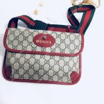Gucci GG Supreme Belt Bag Red Trims