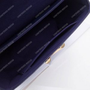 LV Twist MM Epi Leather Indigo Gold-Colored Lock - Image 8